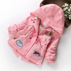 Girls' Cotton Trench Jacket (NWOT)
